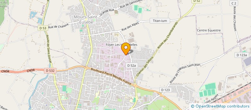 localisation de l'entreprise AMR ET FILS  MOURS-SAINT-EUSEBE