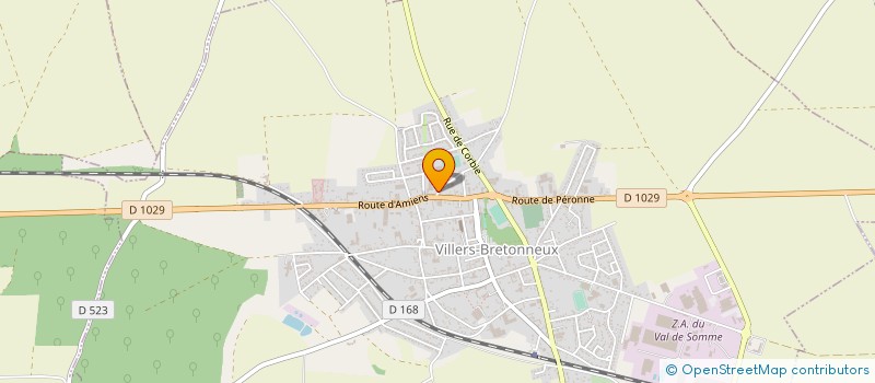 localisation de l'entreprise AMR FORMATION à VILLERS-BRETONNEUX