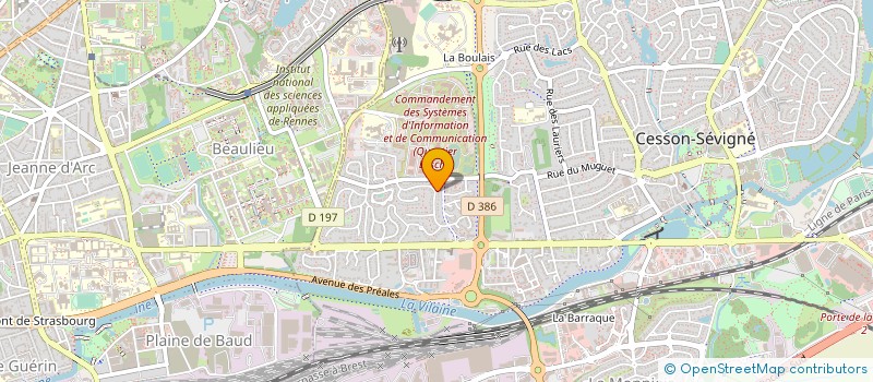 localisation de l'entreprise AMR HOLDING  CESSON-SEVIGNE