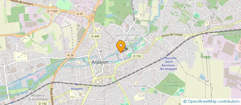 localisation de l'entreprise AMR HOLDING à SAINT-GERMAIN-LES-ARPAJON