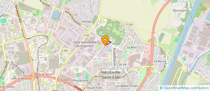 localisation de l'entreprise AMR LOCATION  HEROUVILLE-SAINT-CLAIR