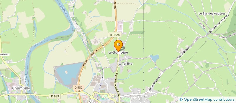 localisation de l'entreprise AMR POLISSAGE à BAUGY