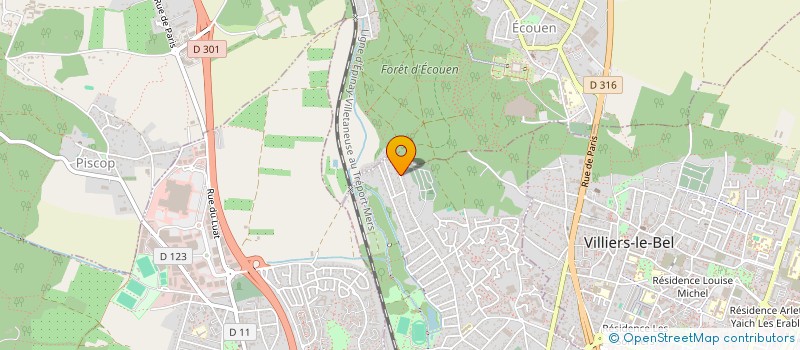 localisation de l'entreprise AMR TAXI  SARCELLES