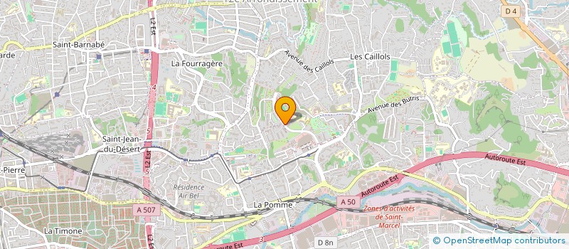 localisation de l'entreprise AMR VISION à MARSEILLE