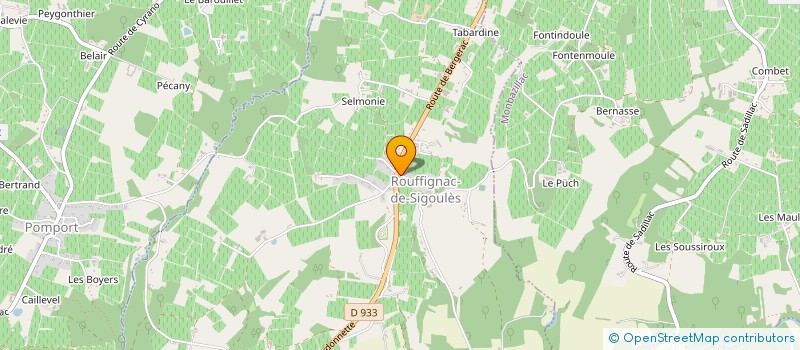 localisation de l'entreprise AMR24  ROUFFIGNAC-DE-SIGOULES