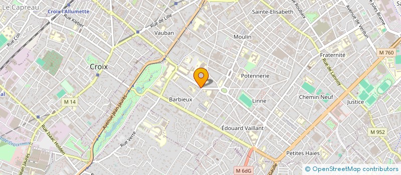 localisation de l'entreprise AMRA 2 à ROUBAIX