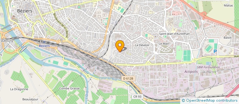 localisation de l'entreprise AMRABET FACADIERS  BEZIERS