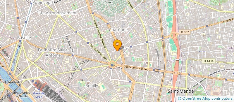 localisation de l'entreprise AMRANE H OUAMARA M OUAMARA A à PARIS