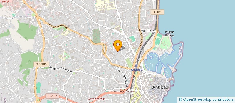 localisation de l'entreprise AMRANE ITAPARICA à ANTIBES
