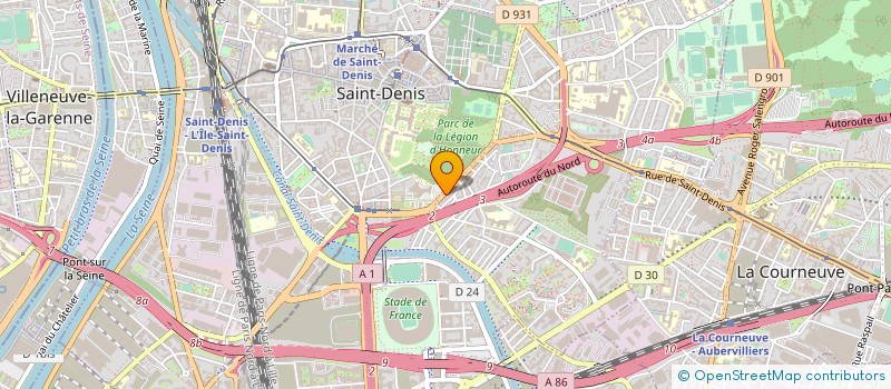 localisation de l'entreprise AMRANE SPORT SARL à SAINT-DENIS