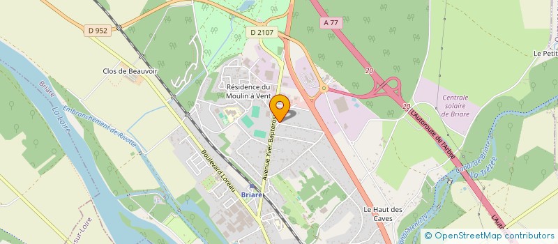 localisation de l'entreprise AMRANI PALETTES à BRIARE