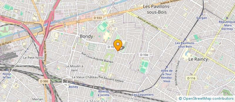 localisation de l'entreprise AMRANI PROPERTY  BONDY