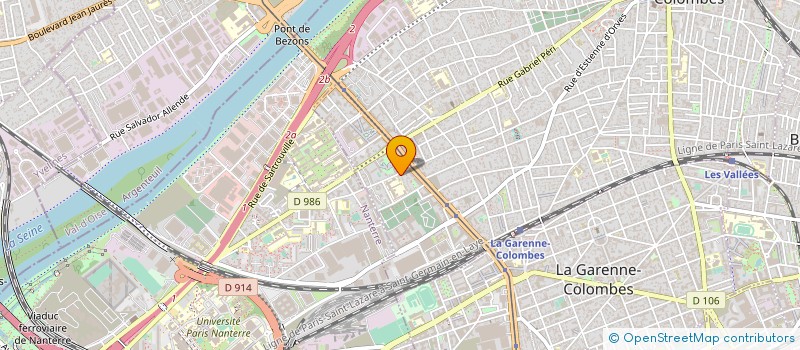 localisation de l'entreprise AMRB à COLOMBES
