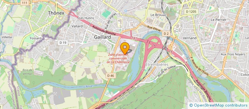localisation de l'entreprise AMREFA à GAILLARD