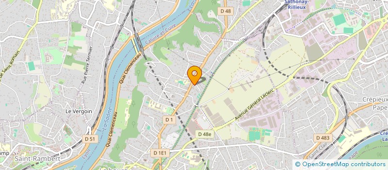 localisation de l'entreprise AMRG CORP.  CALUIRE-ET-CUIRE