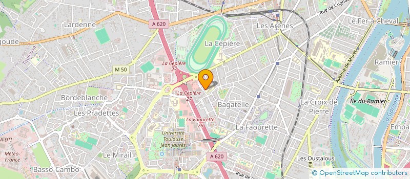 localisation de l'entreprise AMRI à TOULOUSE