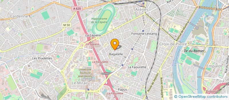 localisation de l'entreprise AMRI  TOULOUSE