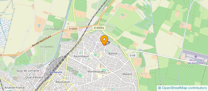 localisation de l'entreprise AMRI PLATRERIE à NARBONNE