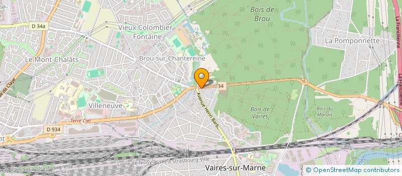 localisation de l'entreprise AMRI TAXI PARISIEN  VAIRES-SUR-MARNE