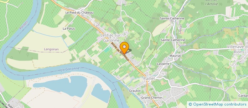 localisation de l'entreprise AMRI TRAVAUX  LESTIAC-SUR-GARONNE