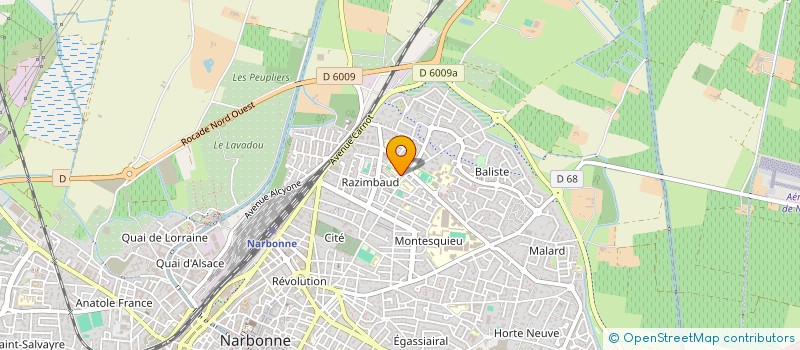 localisation de l'entreprise AMRI ZIED à NARBONNE