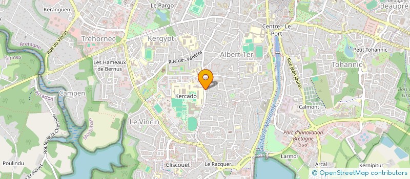 localisation de l'entreprise AMRIT à VANNES