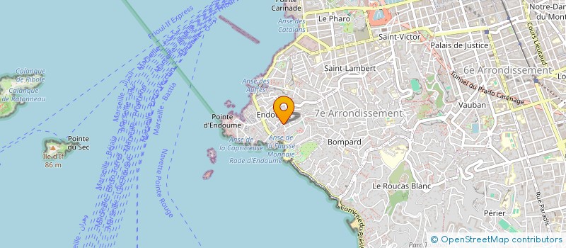 localisation de l'entreprise AMRIT SAMADHI à MARSEILLE