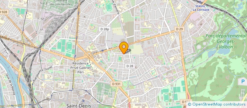 localisation de l'entreprise AMRO CONCEPT à SAINT-DENIS