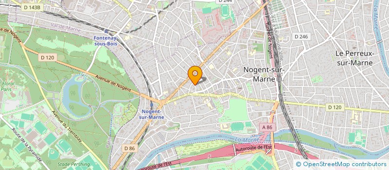 localisation de l'entreprise AMROCK à NOGENT-SUR-MARNE