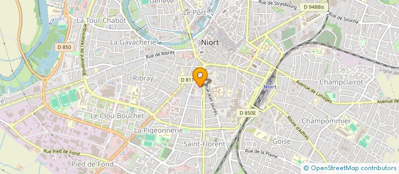 localisation de l'entreprise AMROL ISOLATION à NIORT
