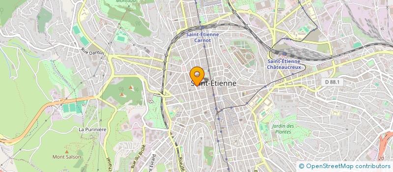 localisation de l'entreprise AMROSE  SAINT-ETIENNE