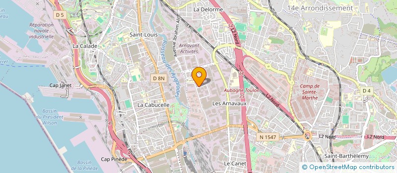 localisation de l'entreprise AMROUN RENOVATION à MARSEILLE 14EME