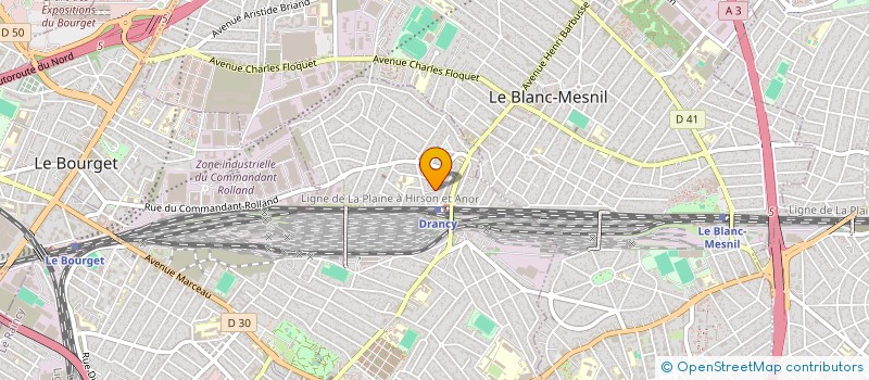 localisation de l'entreprise AMRP BAT à DRANCY