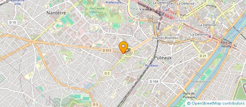 localisation de l'entreprise AMRX CONSEIL  PUTEAUX