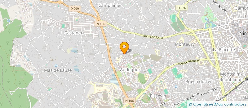 localisation de l'entreprise AMRYS  NIMES