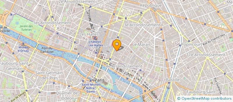 localisation de l'entreprise AMS à PARIS
