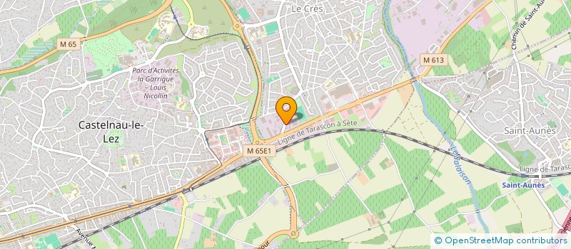localisation de l'entreprise AMS 34 à LE CRES