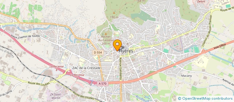 localisation de l'entreprise AMS 3D  HYERES