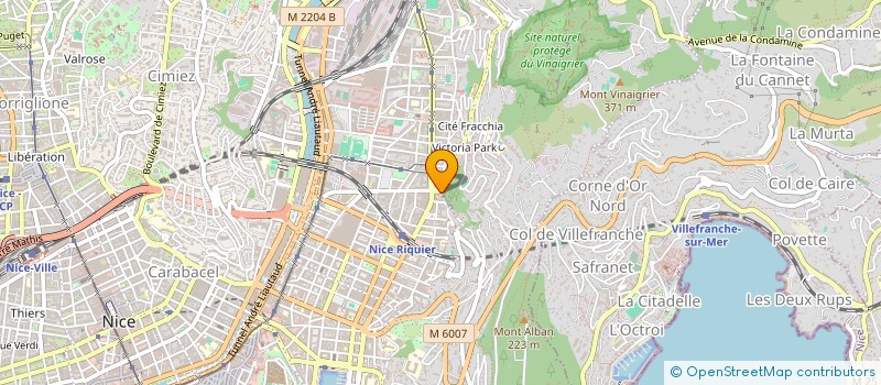 localisation de l'entreprise AMS à NICE