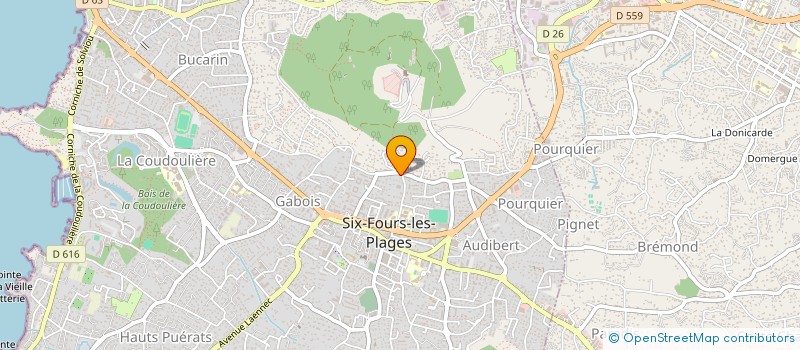 localisation de l'entreprise AMS à SIX-FOURS-LES-PLAGES