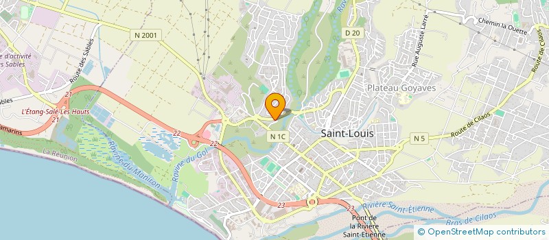 localisation de l'entreprise AMS à SAINT-LOUIS