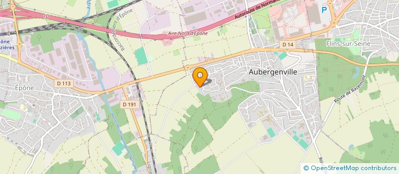 localisation de l'entreprise AMS  AUBERGENVILLE