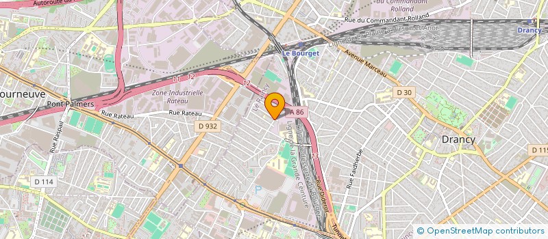 localisation de l'entreprise AMS à DRANCY