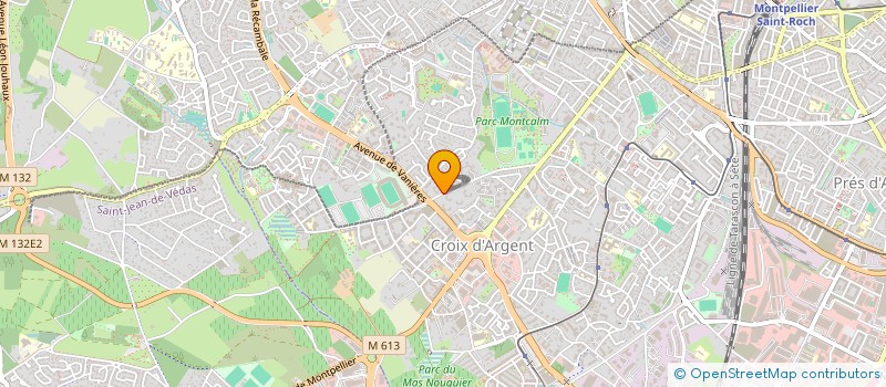 localisation de l'entreprise AMS à MONTPELLIER