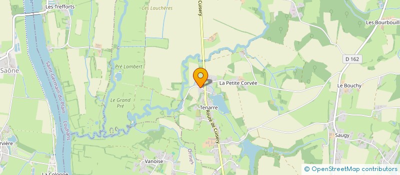 localisation de l'entreprise AMS  SAINT-MARTIN-BELLE-ROCHE