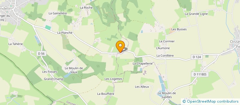 localisation de l'entreprise AMS  GESNES-LE-GANDELIN