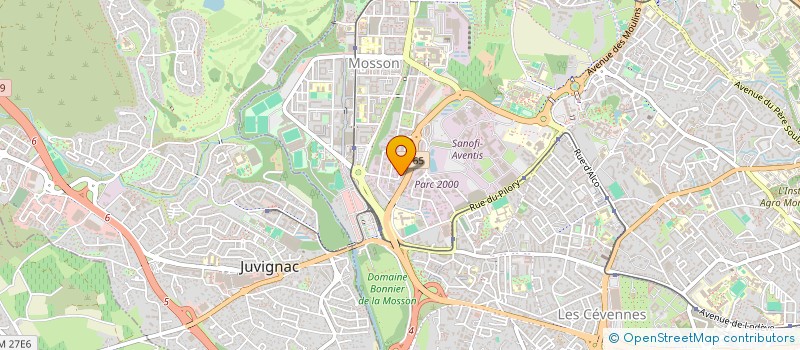 localisation de l'entreprise AMS  MONTPELLIER