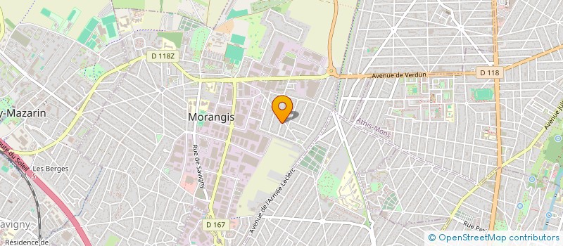 localisation de l'entreprise AMS à MORANGIS