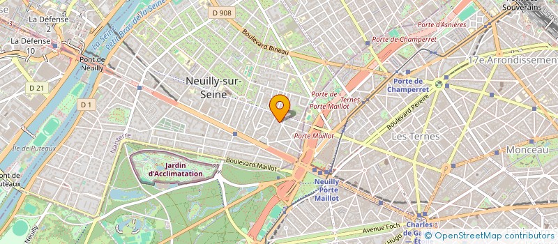 localisation de l'entreprise AMS à NEUILLY-SUR-SEINE