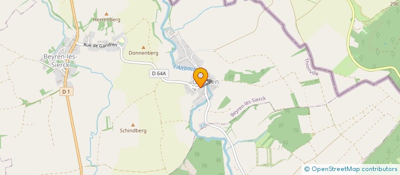 localisation de l'entreprise AMS  BEYREN-LES-SIERCK